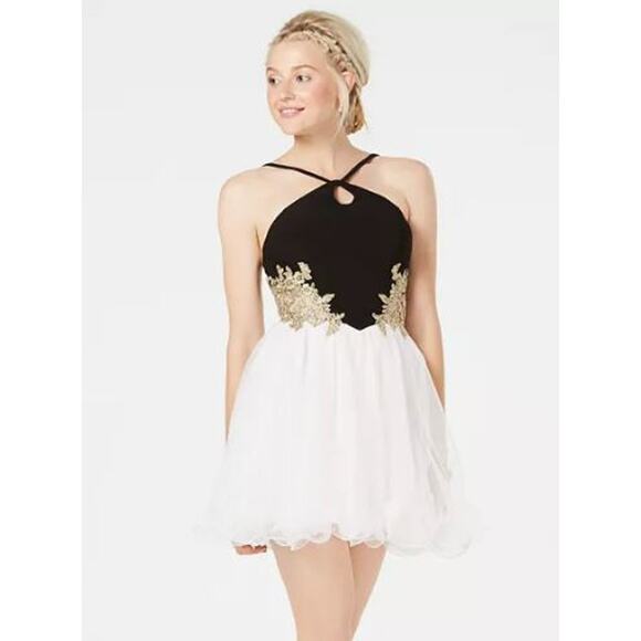Blondie Nites Sleeveless Short Fit + Flare Party Dress 11 - Picture 1 of 14